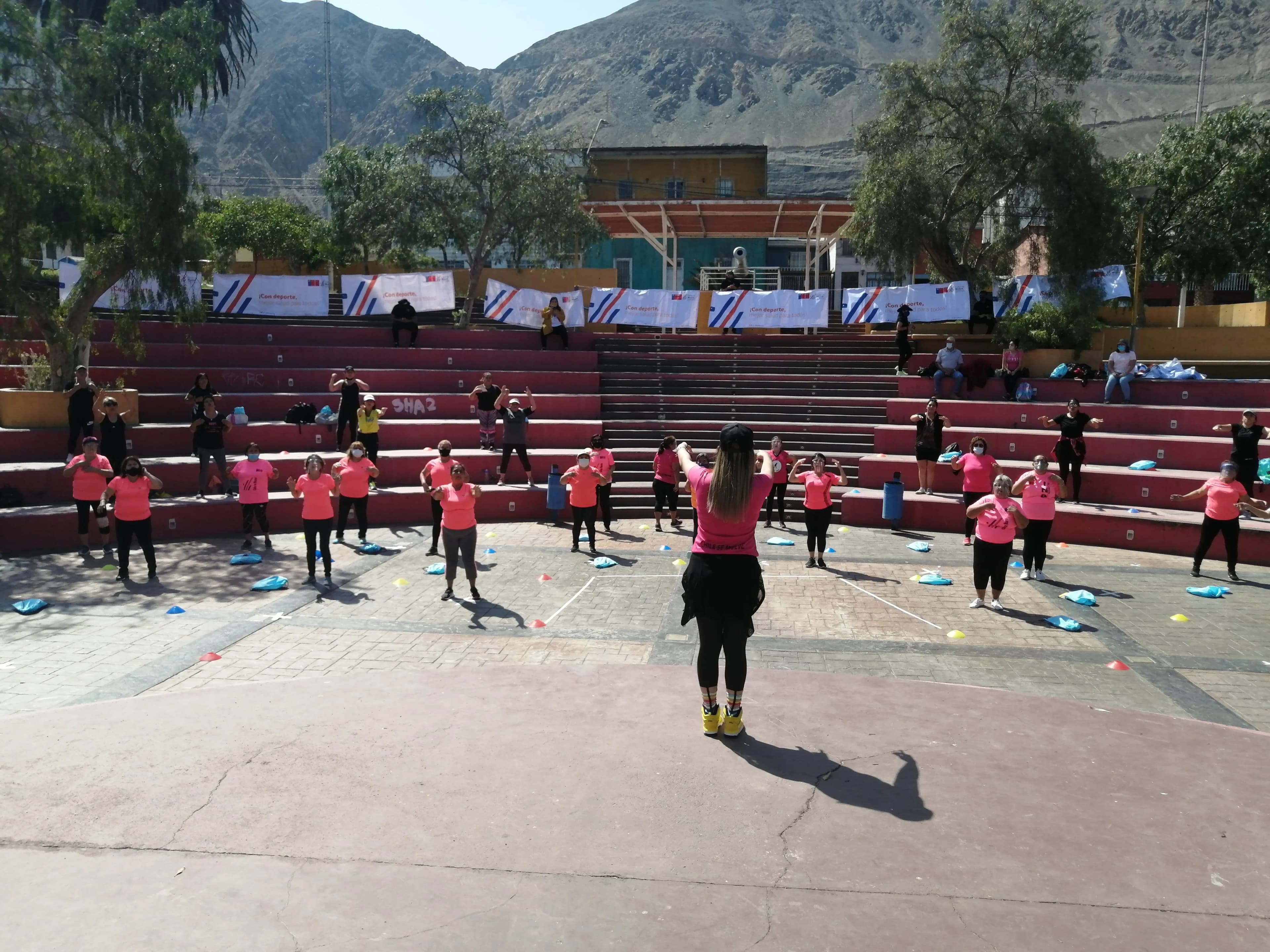 Con gran éxito se desarrolló la primera jornada fitness presencial en la región tras meses de res...