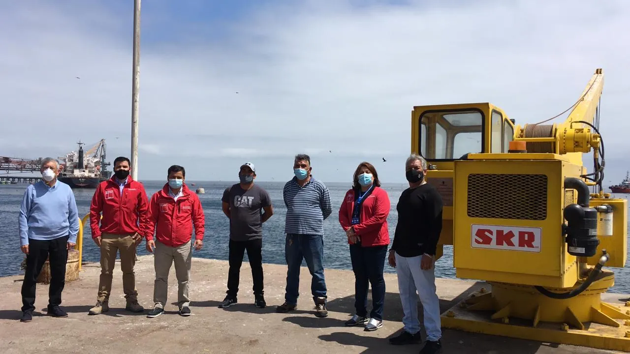 MOP entregó remozado muelle a pescadores de Tocopilla.