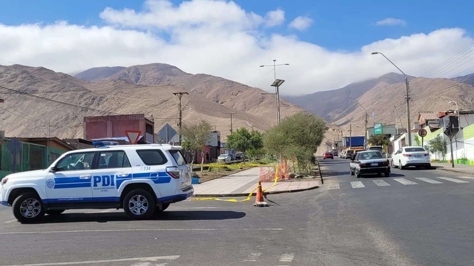 PDI investiga homicidio frustrado que dejo a una persona con heridas graves en Tocopilla.
