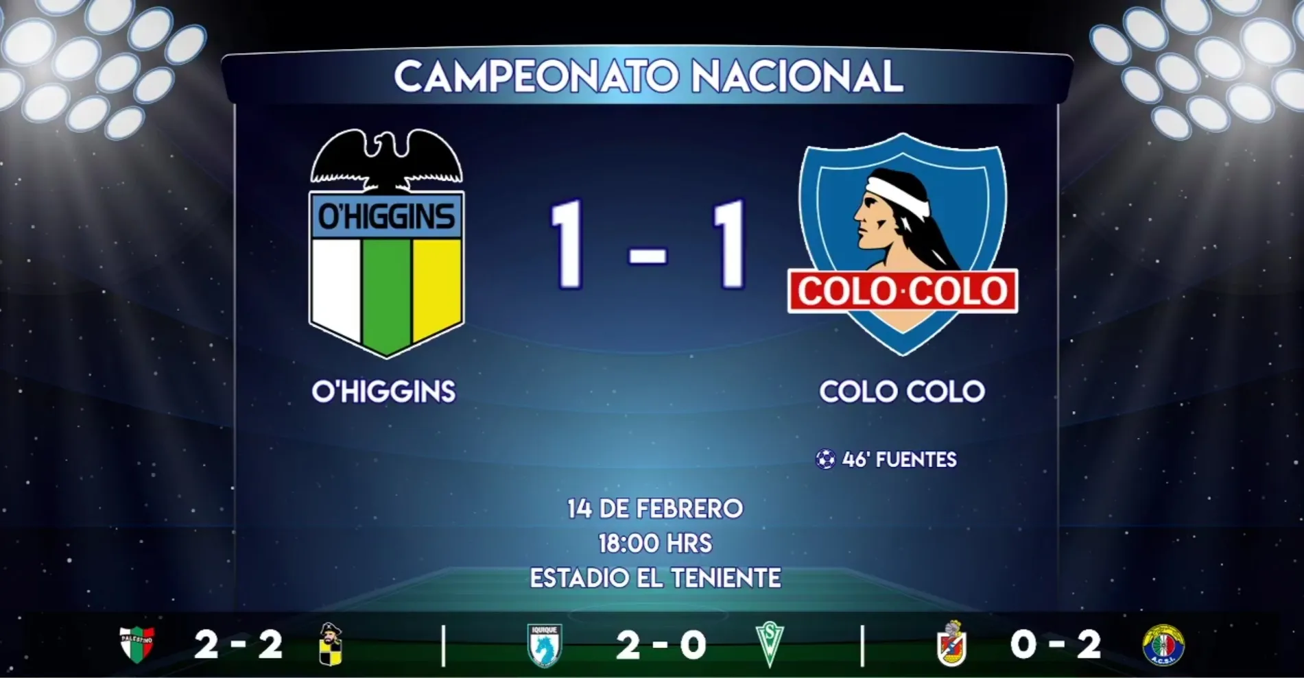 Colo Colo jugará el partido por la permanencia tras un amargo empate con O'Higgins.