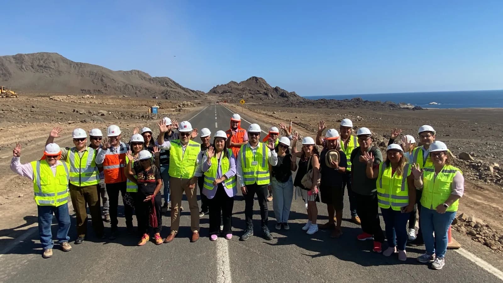Iniciaron tronaduras en Ruta 1 por obras de mejoramiento entre Michilla y Caleta Buena.