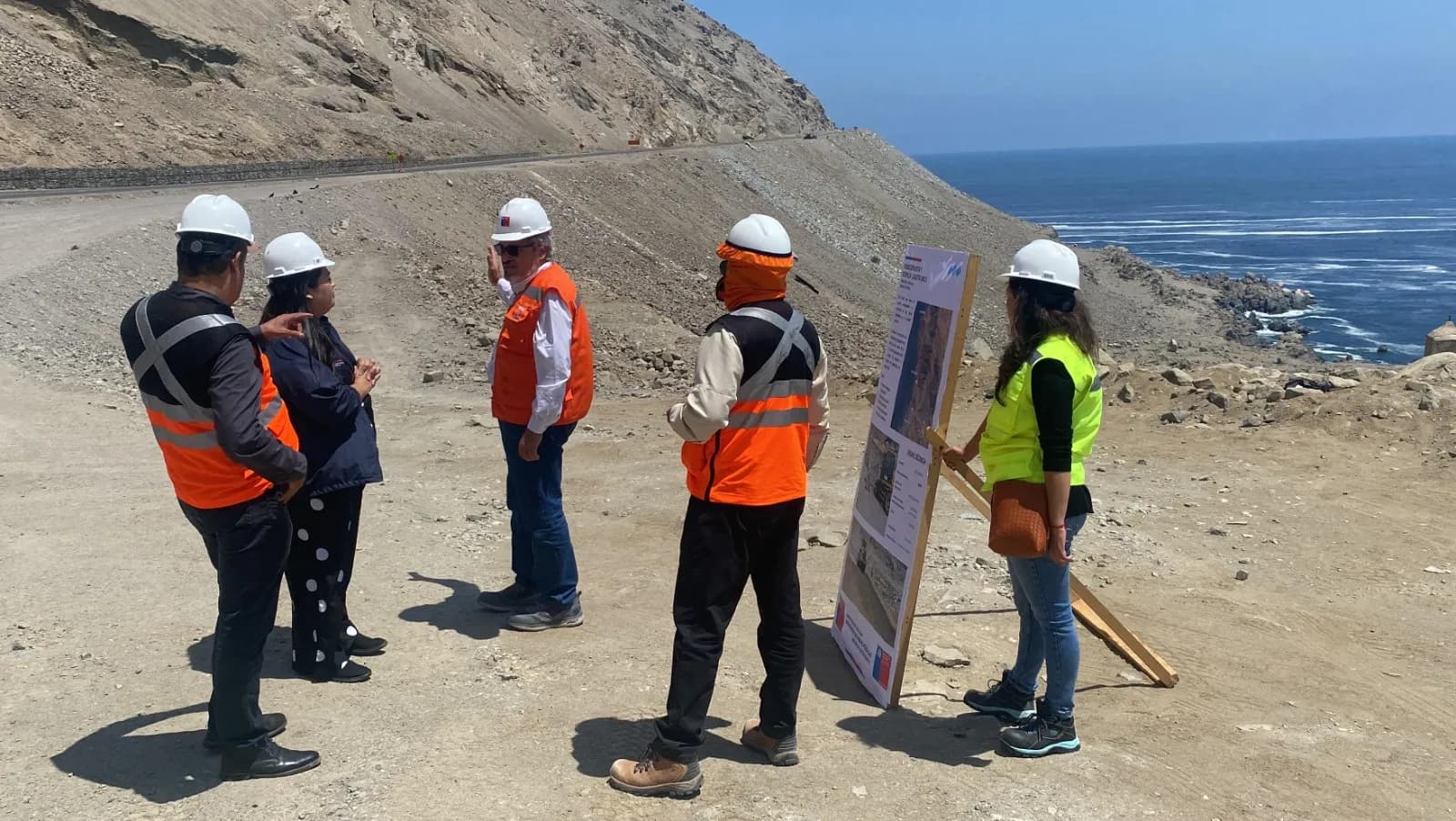Término de tronaduras en Ruta 1 al norte de Tocopilla marca avance del 20% en obras viales