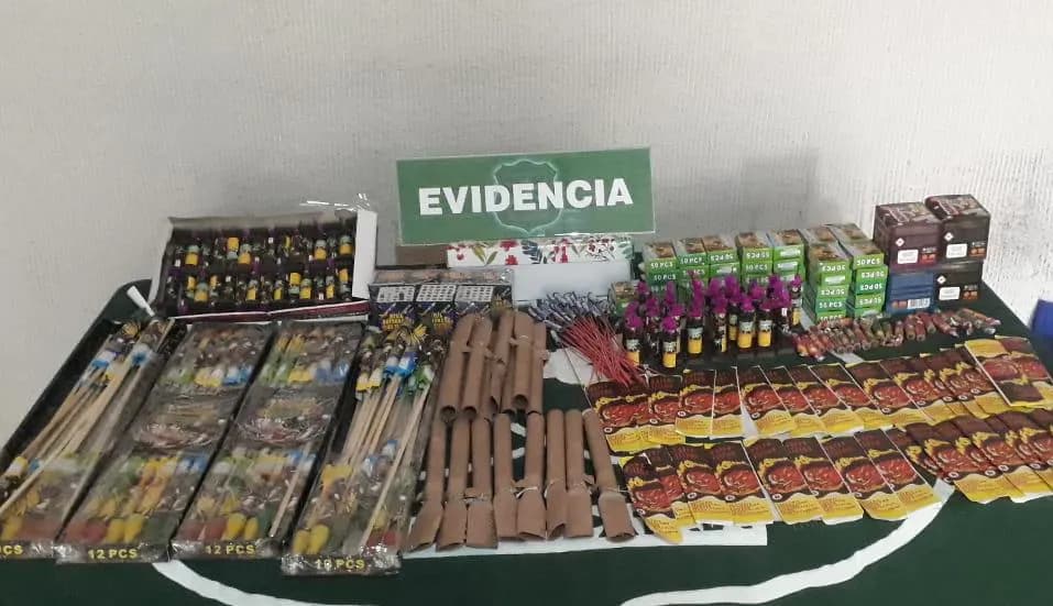 Carabineros incauta más de 21 mil fuegos artificiales en Antofagasta.
