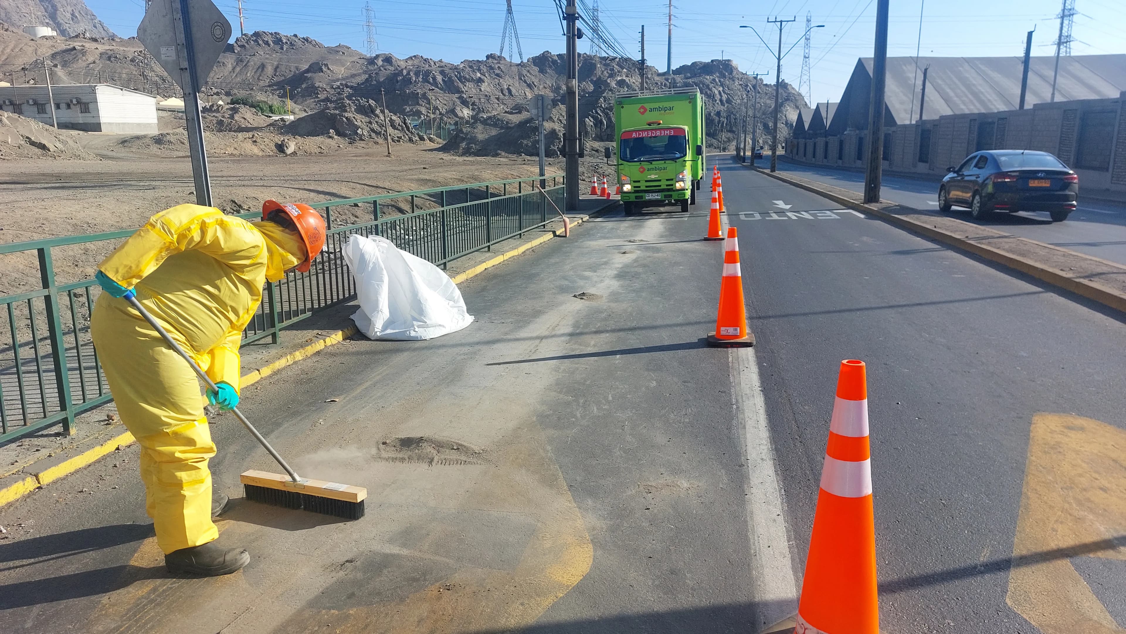 Nuevo derrame de ácido sulfúrico en Tocopilla, sería el 5to derrame en lo que lleva el año.