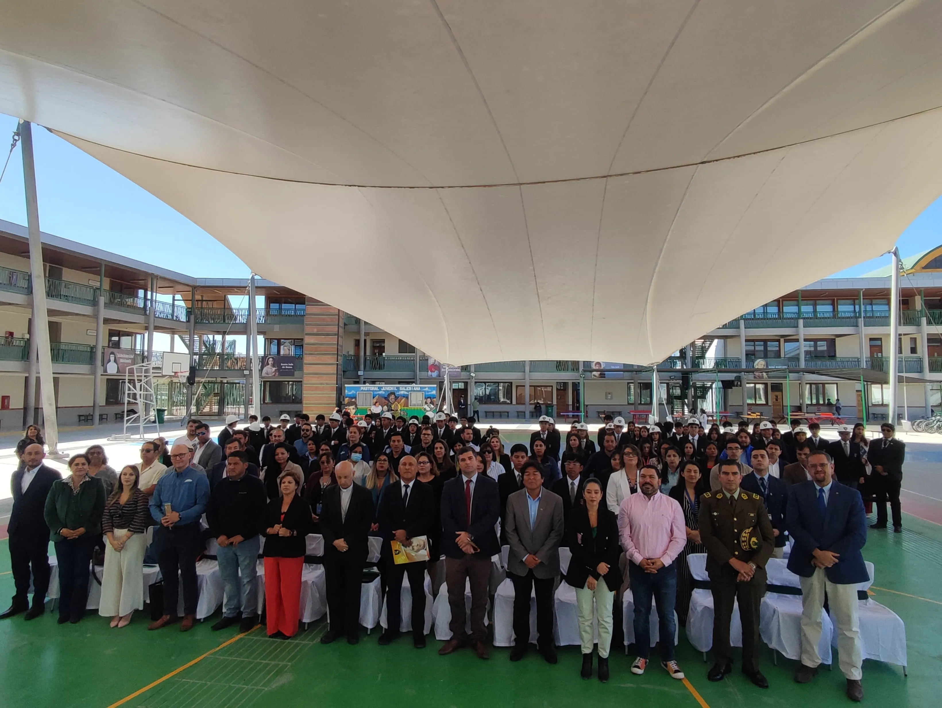 Alianza entre El Abra y Don Bosco Calama permite construcción de su nuevo gimnasio