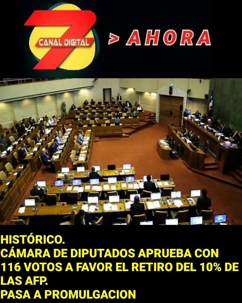 Senadores aprueban el retiro del 10% de las AFP