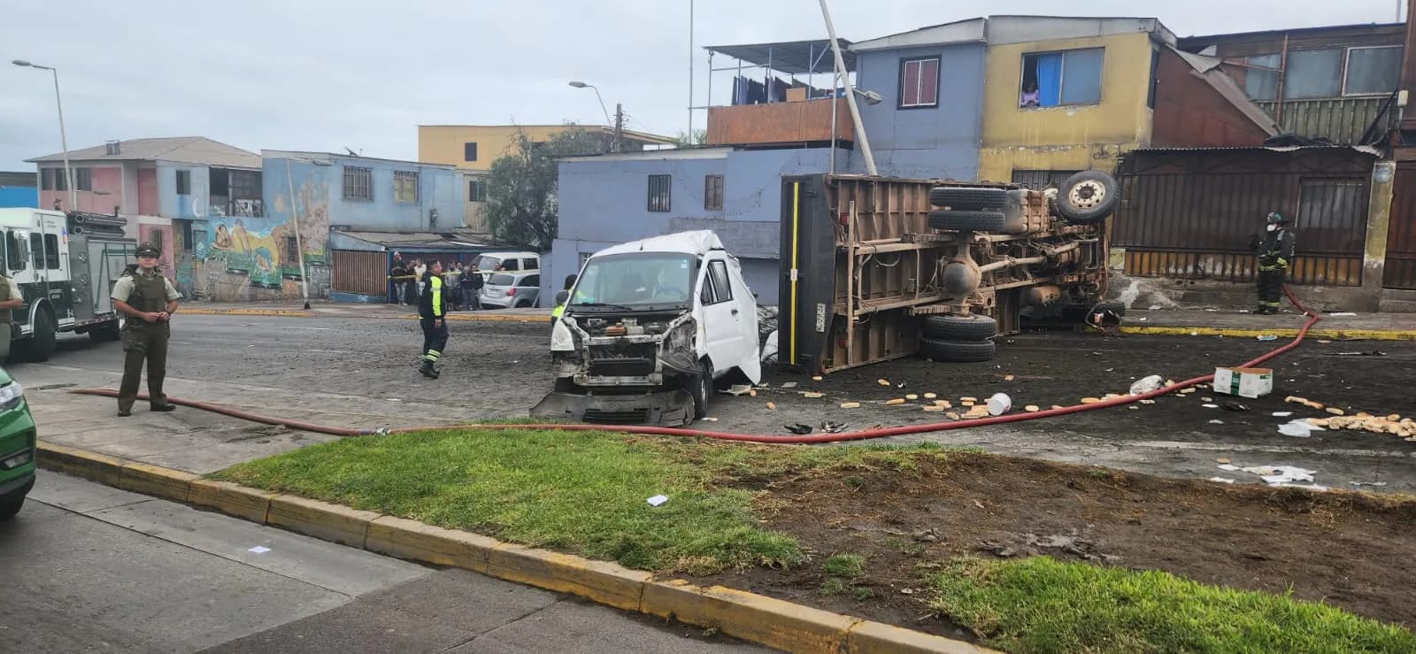 Un fallecido dejó nuevo accidente provocado por un camión en Avenida Salvador Allende de Antofaga...