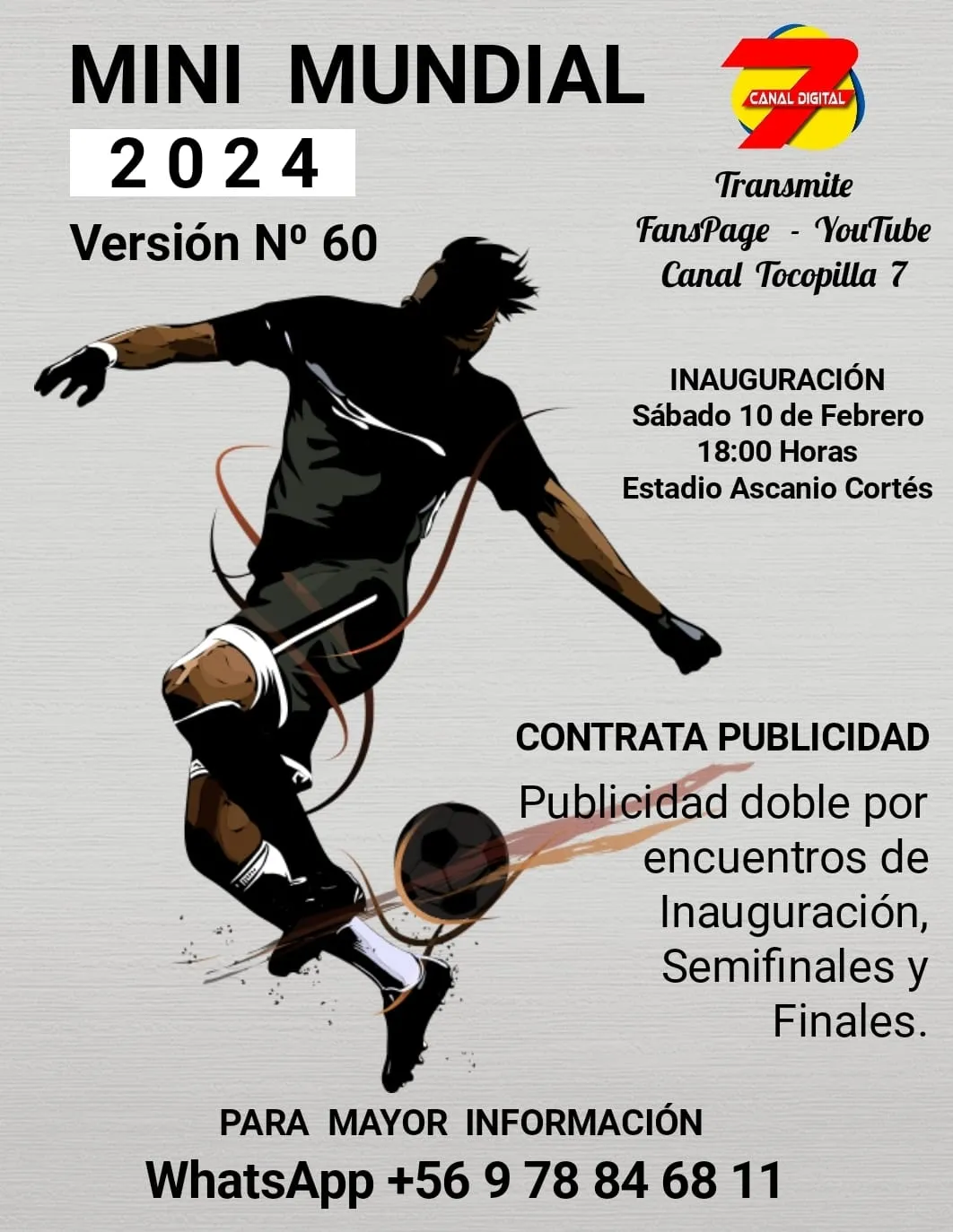 ¡La espera ha terminado! El Mini Mundial en Tocopilla comienza este sábado 10 de febrero