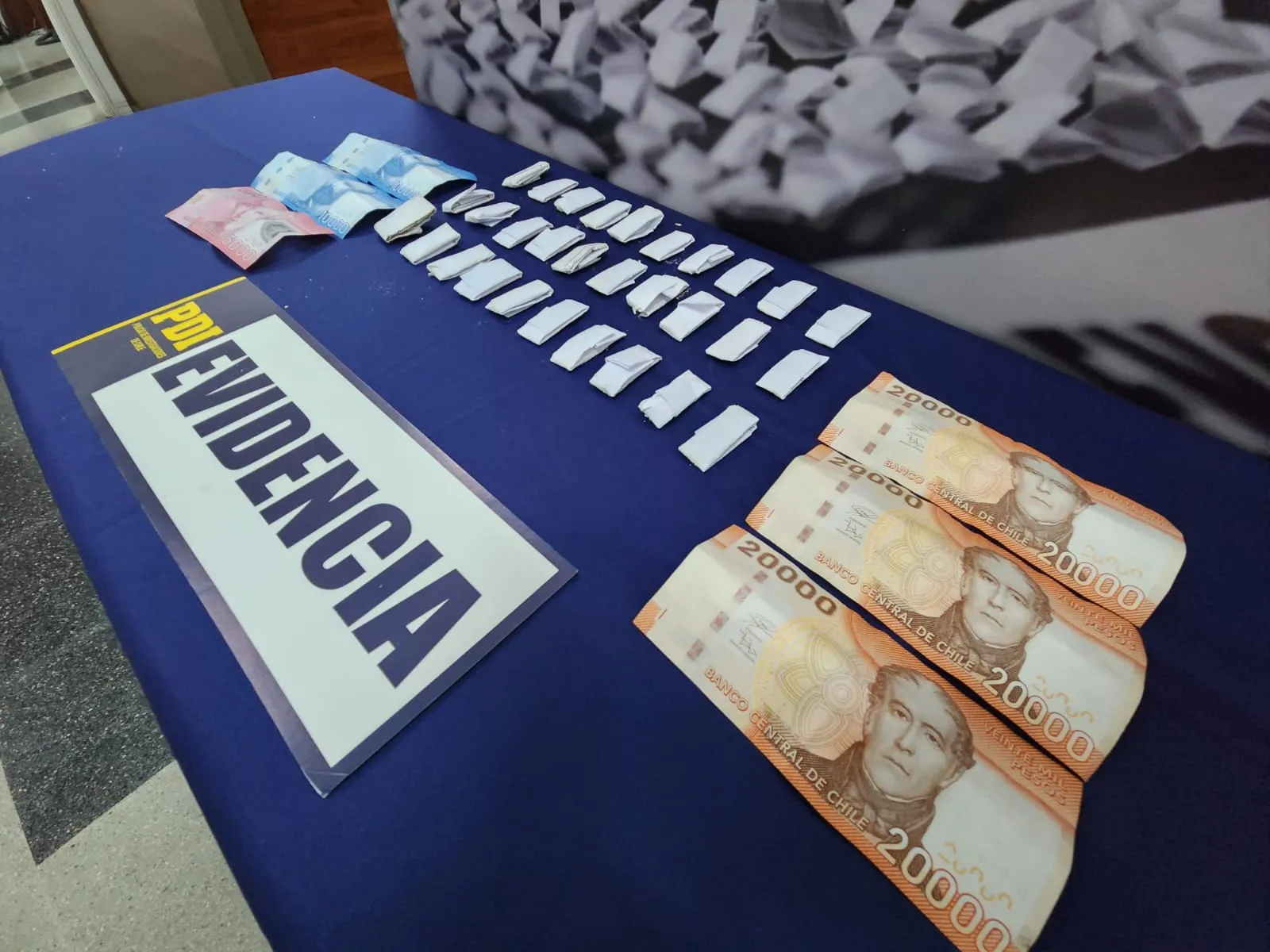 PDI desmantela un punto de venta de droga en Tocopilla.