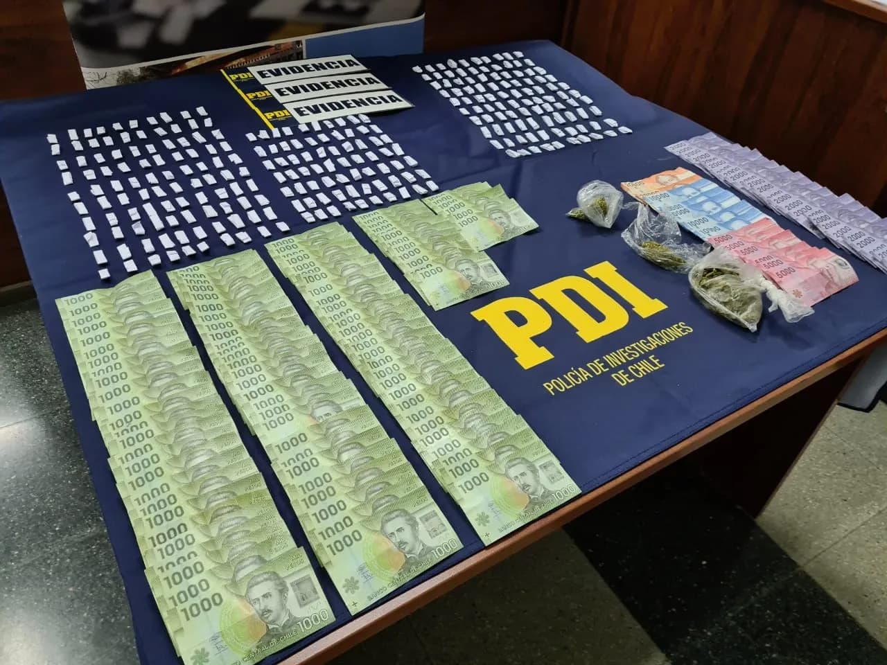 Detienen clan familiar dedicado al tráfico de drogas en Tocopilla.