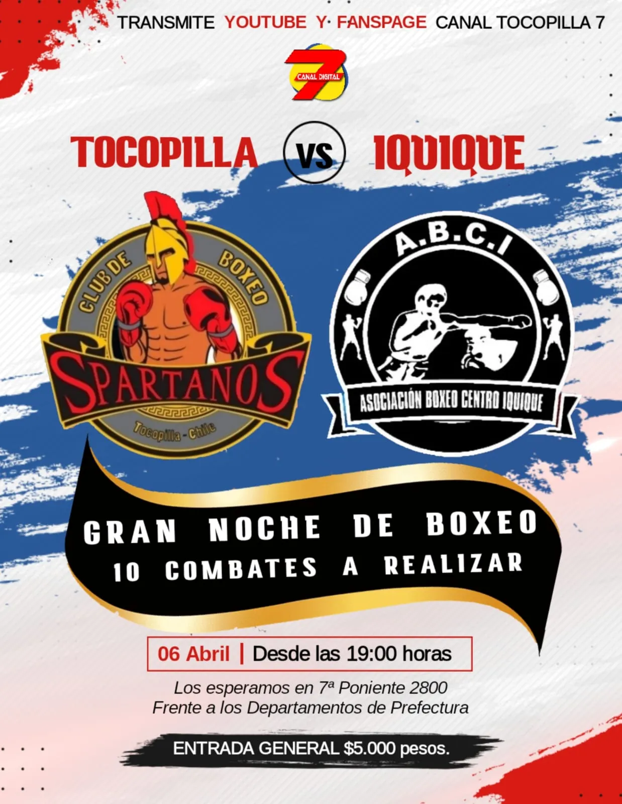 ¡Imperdible noche de boxeo en Tocopilla!