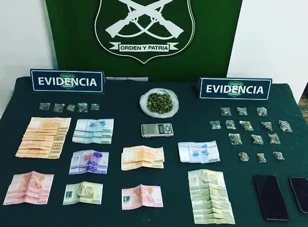 Antofagasta : Carabineros del OS7 arremete contra el tráfico poblacional.