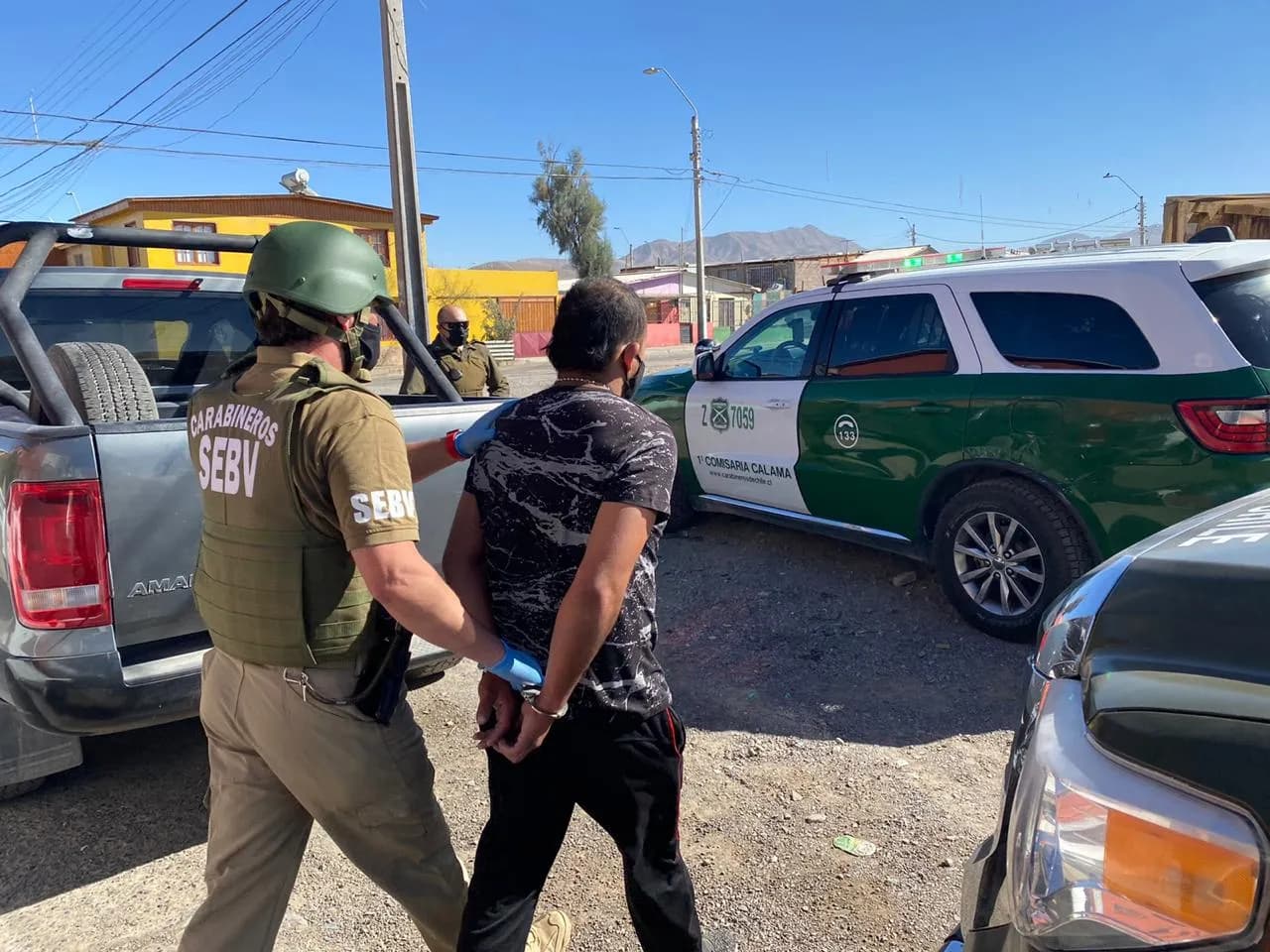 Carabineros de la SEBV desarticula 7 bandas dedicadas al robo de vehículos en Calama.