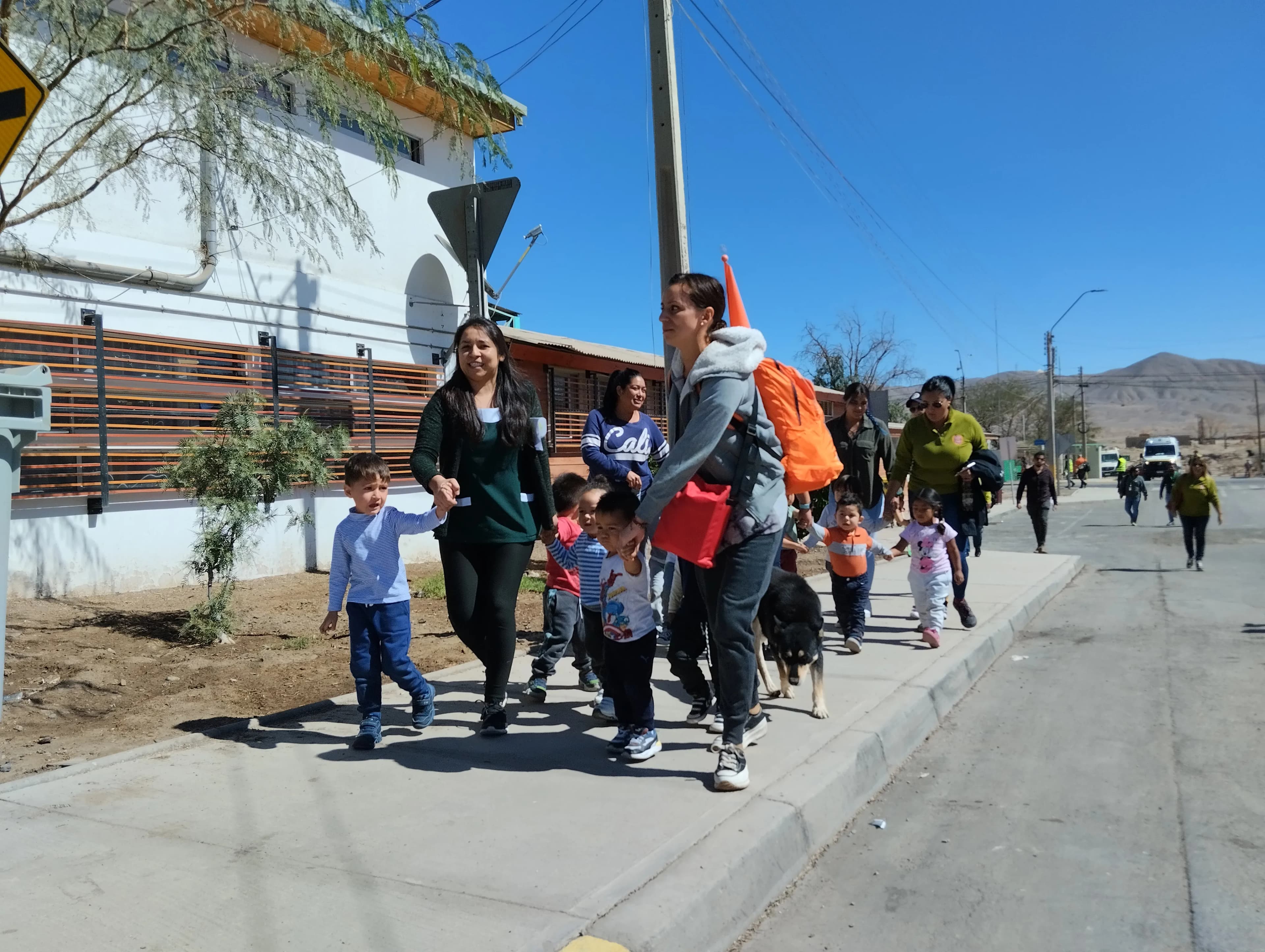 Masiva participación en simulacro de evento meteorológico en Sierra Gorda.