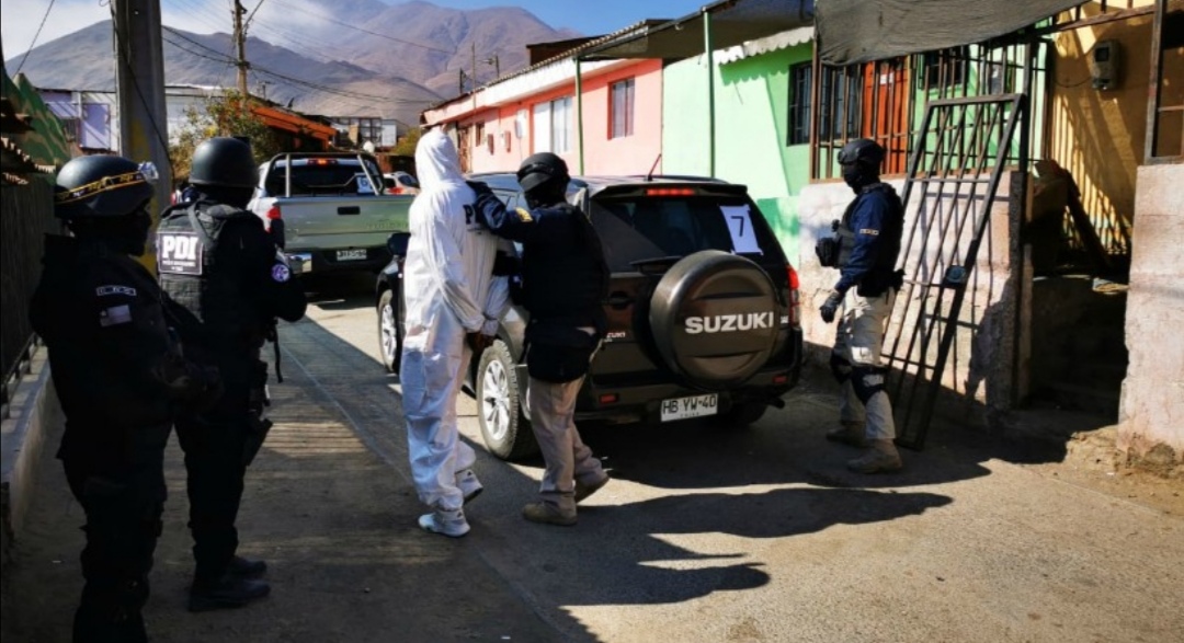 Tres personas fueron detenidas en mega operativo antidrogas en Tocopilla.