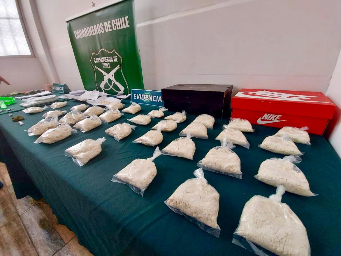 SACFI logra formalizar y dejar en prisión preventiva a 2 imputados por tráfico ilícito de casi 12 mil dosis de Pasta Base de Cocaína.
