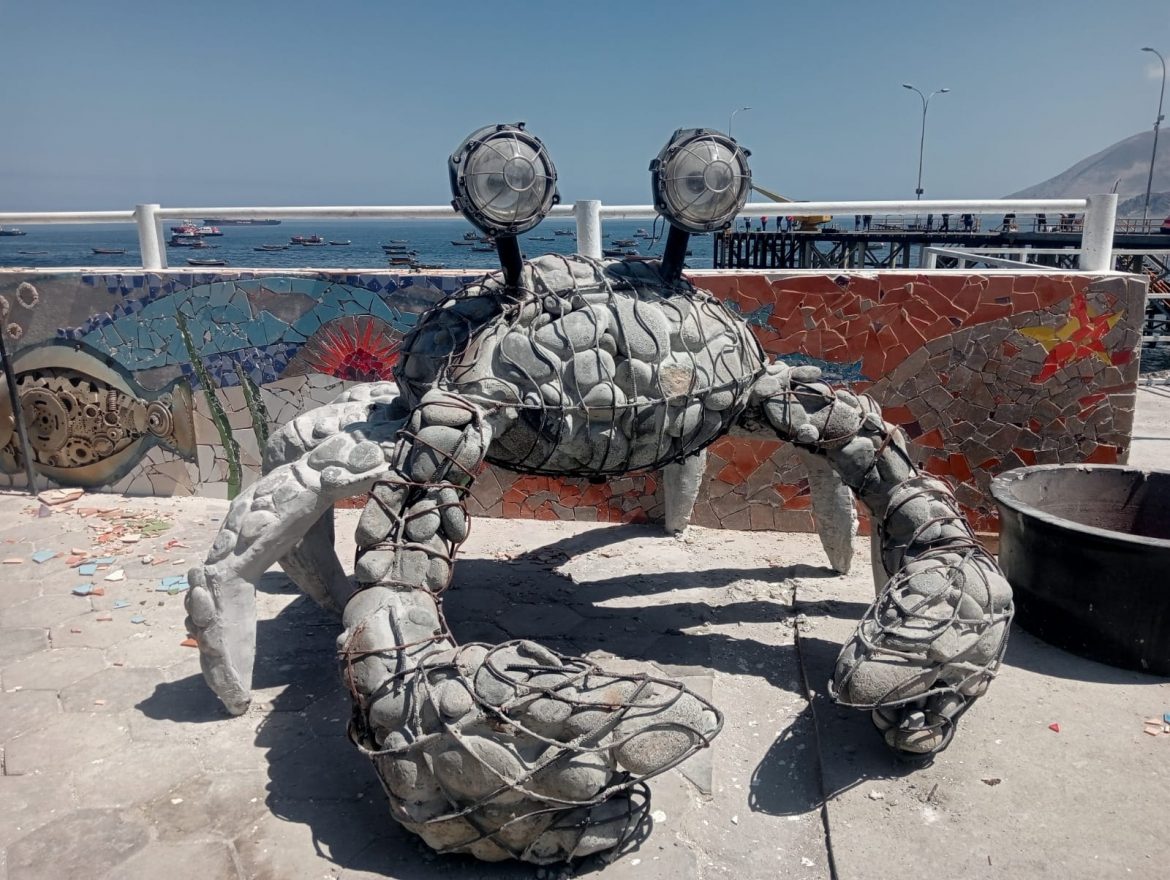 Deslumbrante renacimiento: Esculturas marinas embellecen el muelle de Tocopilla
