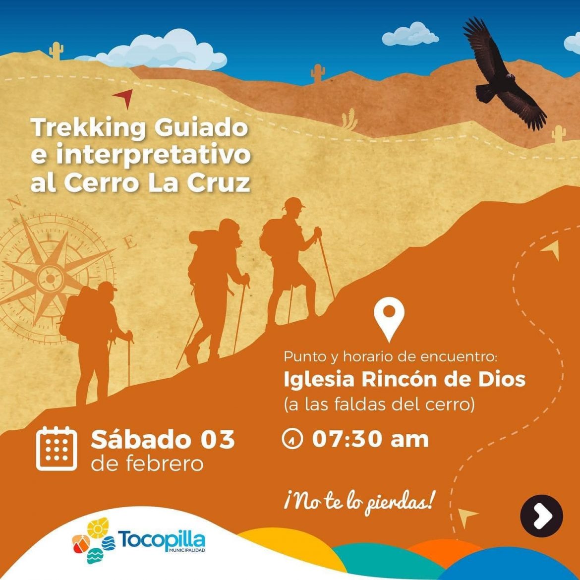 ¡Únete al Trekking guiado al Cerro La Cruz!