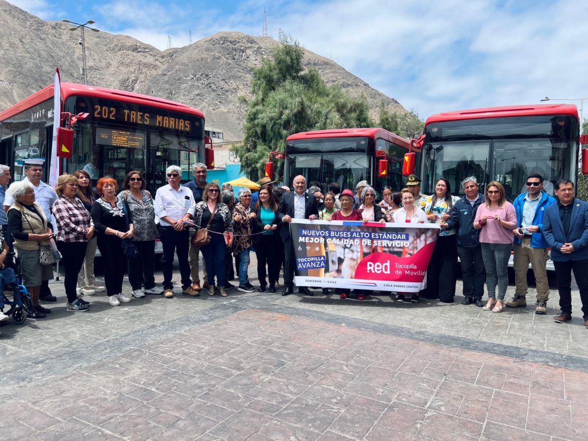 Con 11 buses de Alto standar comenzó a funcionar el nuevo sistema de transporte público en la ciudad puerto